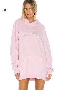 Pink boys lie hoodie